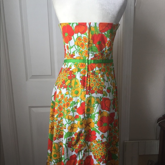 Eva Franco Cotton Strapless Dress. 10 - Picture 11 of 11